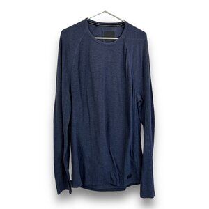 Abercrombie  Fitch Womens T-Shirt Dress Sleep Gown Thin Sheer Cotton Long Sleeve